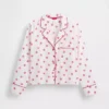 Chemise de pyjama ample en popeline « Kiss » GAP × Summer Fridays