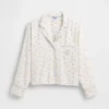 Chemise de pyjama en flanelle ample à pois GAP × Summer Fridays