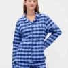 Chemise de pyjama en flanelle ultra-douce pour adulte