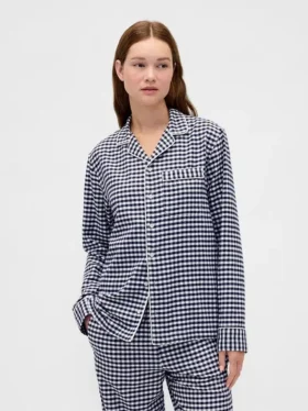 Chemise de pyjama en flanelle ultra-douce pour adulte
