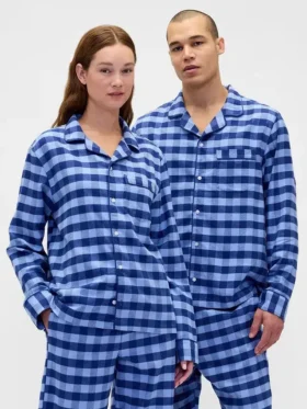 Chemise de pyjama en flanelle ultra-douce pour adulte