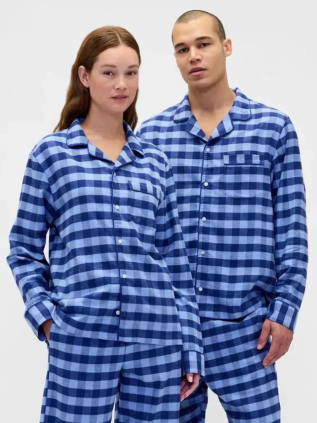 Chemise de pyjama en flanelle ultra-douce pour adulte