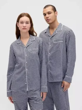 Chemise de pyjama en flanelle ultra-douce pour adulte