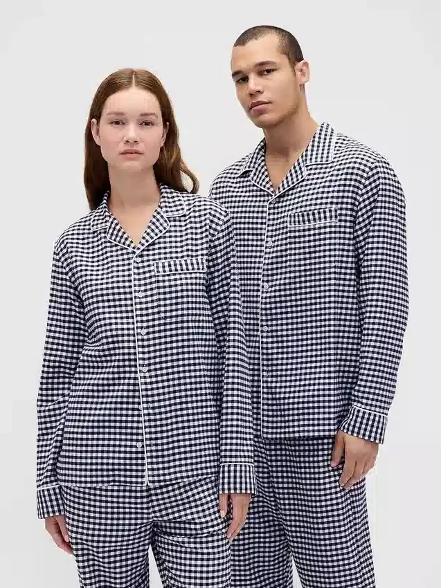 Chemise de pyjama en flanelle ultra-douce pour adulte