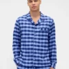 Chemise de pyjama en flanelle ultra-douce pour adulte