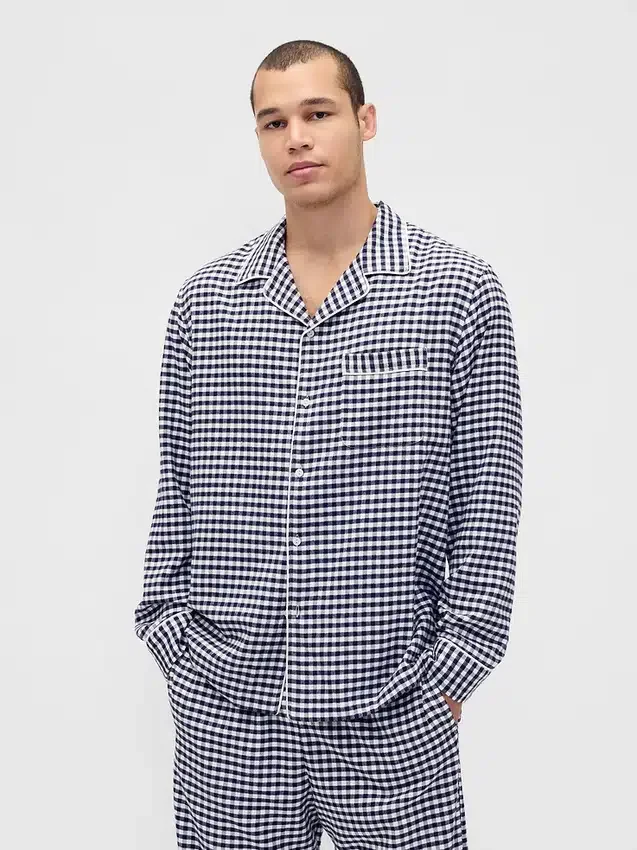 Chemise de pyjama en flanelle ultra-douce pour adulte