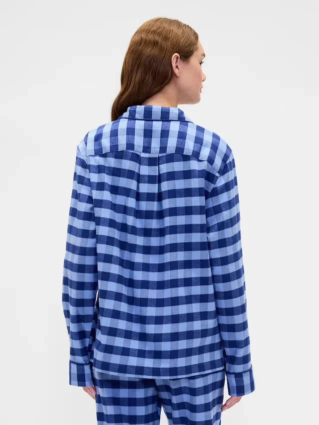 Chemise de pyjama en flanelle ultra-douce pour adulte