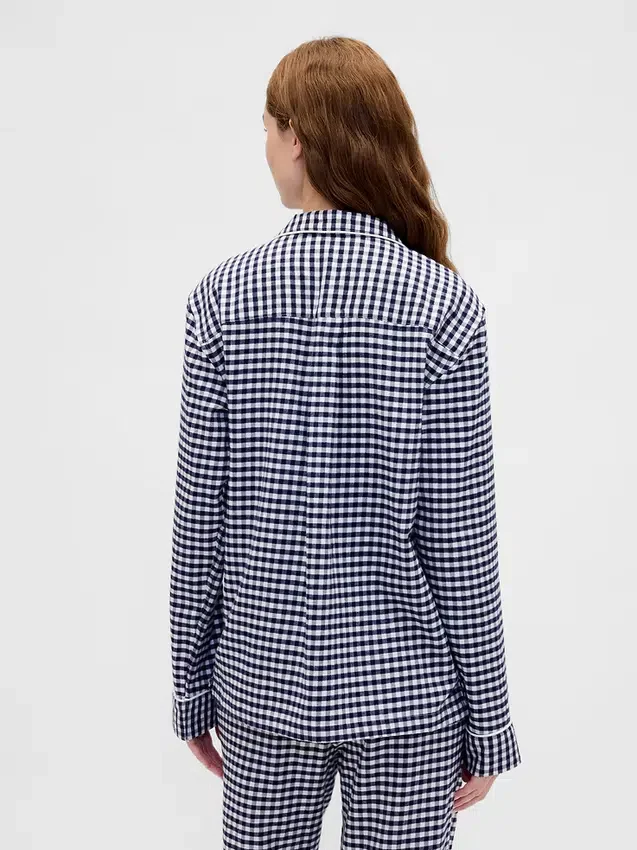 Chemise de pyjama en flanelle ultra-douce pour adulte