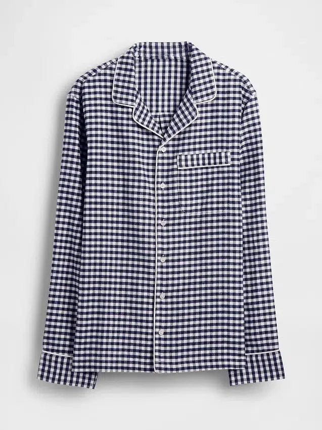Chemise de pyjama en flanelle ultra-douce pour adulte