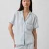 Chemise de pyjama en popeline