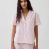 Chemise de pyjama en popeline