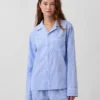 Chemise de pyjama en popeline