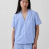 Chemise de pyjama en popeline