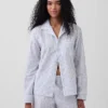 Chemise de pyjama en popeline