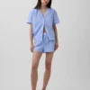 Chemise de pyjama en popeline