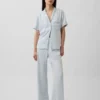 Chemise de pyjama en popeline