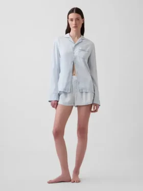 Chemise de pyjama en popeline