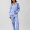 Chemise de pyjama en popeline