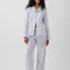 Chemise de pyjama en popeline
