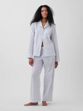 Chemise de pyjama en popeline