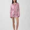 Chemise de pyjama en popeline