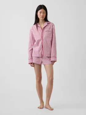Chemise de pyjama en popeline