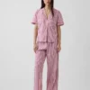 Chemise de pyjama en popeline