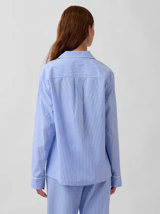Chemise de pyjama en popeline