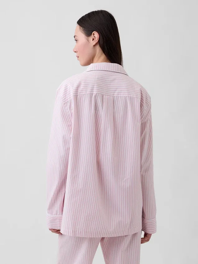 Chemise de pyjama en popeline