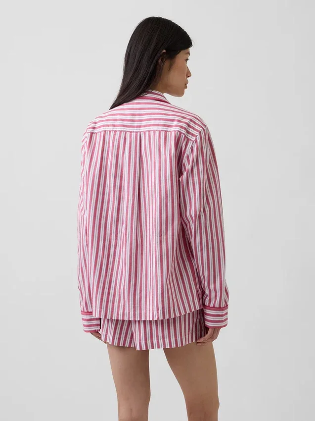 Chemise de pyjama en popeline