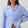 Chemise de pyjama en popeline
