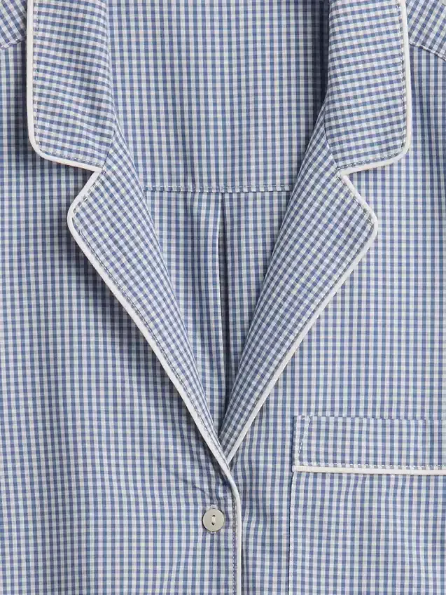Chemise de pyjama en popeline
