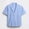 Chemise de pyjama en popeline