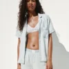 Chemise de pyjama en popeline