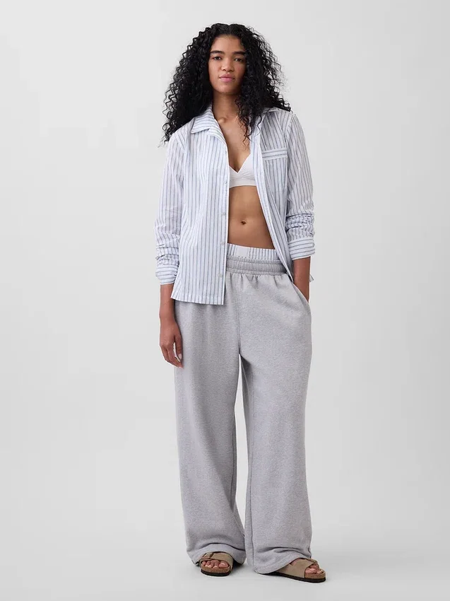 Chemise de pyjama en popeline