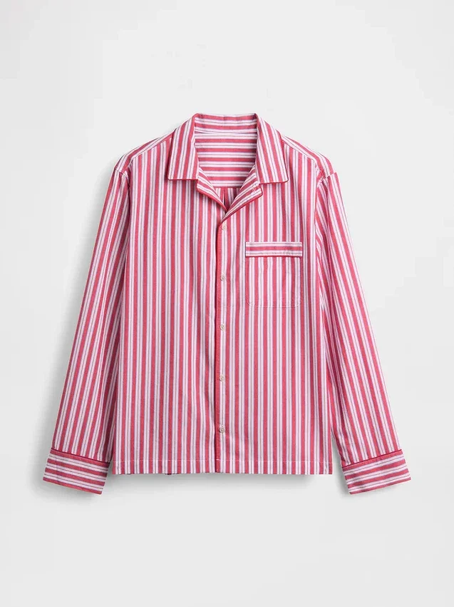 Chemise de pyjama en popeline