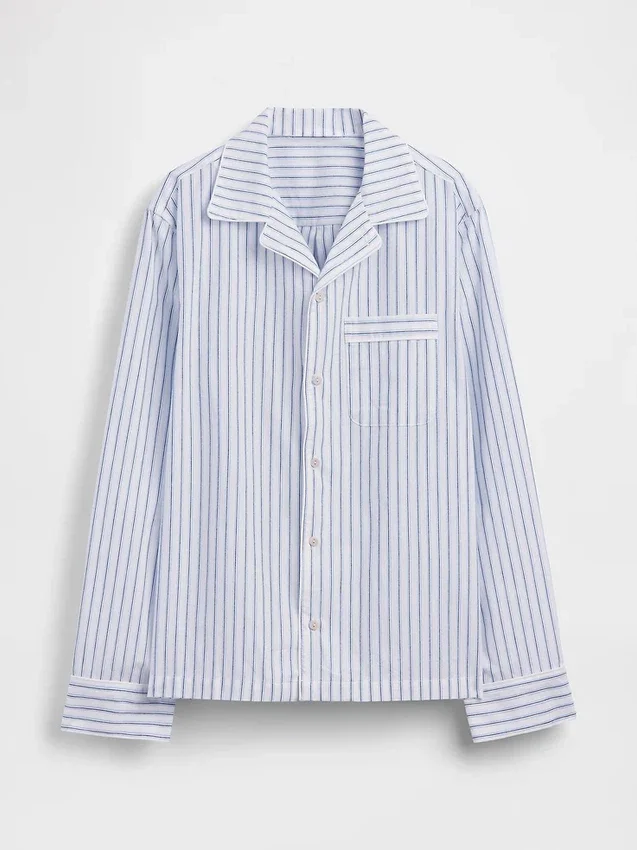 Chemise de pyjama en popeline