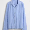 Chemise de pyjama en popeline