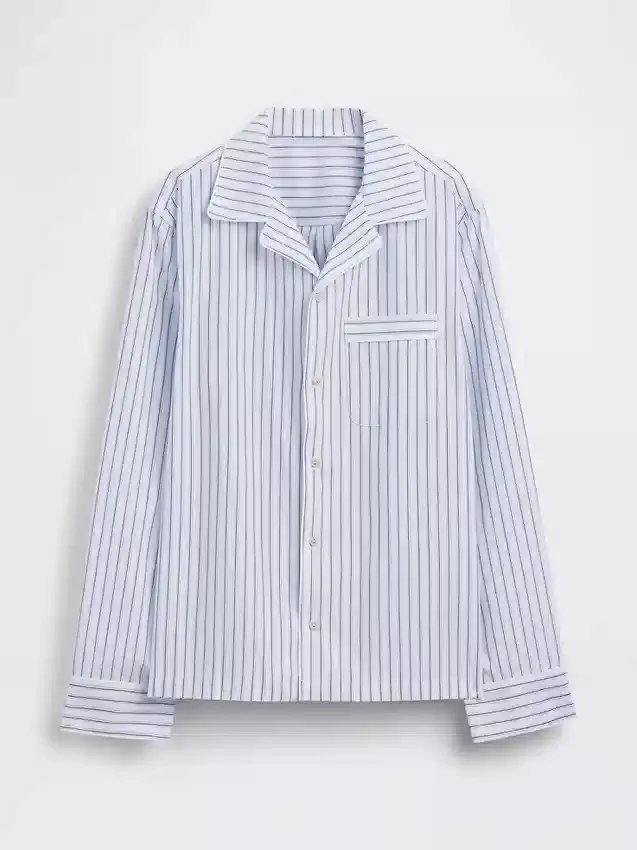 Chemise de pyjama en popeline