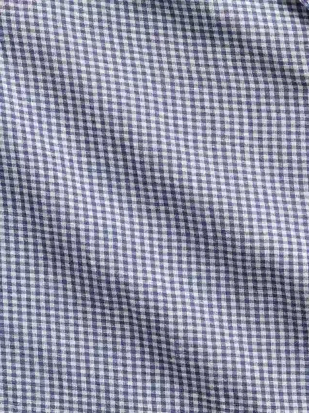 Chemise de pyjama oversize en gaze froissée