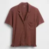 Chemise de pyjama à volants