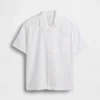 Chemise de vacances décontractée en lin et coton pour enfant