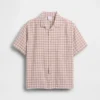 Chemise de vacances décontractée en lin et coton pour enfant