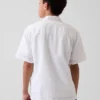 Chemise de vacances décontractée en lin et coton pour enfant