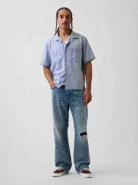 Chemise de vacances en chambray