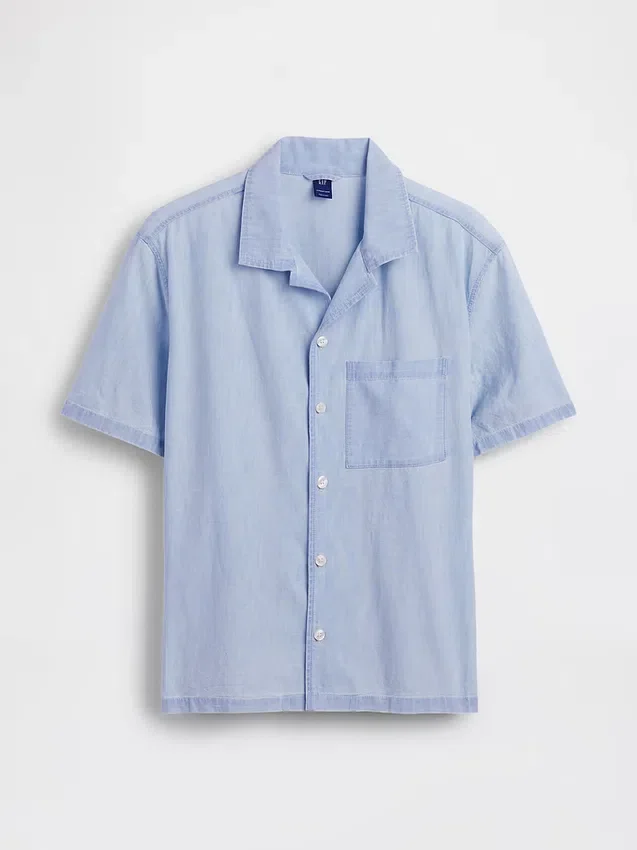 Chemise de vacances en chambray