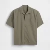 Chemise de vacances texturée à la coupe décontractée pour enfants
