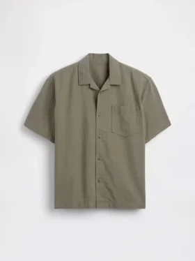Chemise de vacances texturée à la coupe décontractée pour enfants