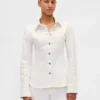 Chemise en denim cintrée