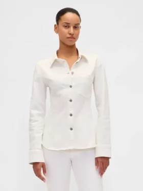 Chemise en denim cintrée